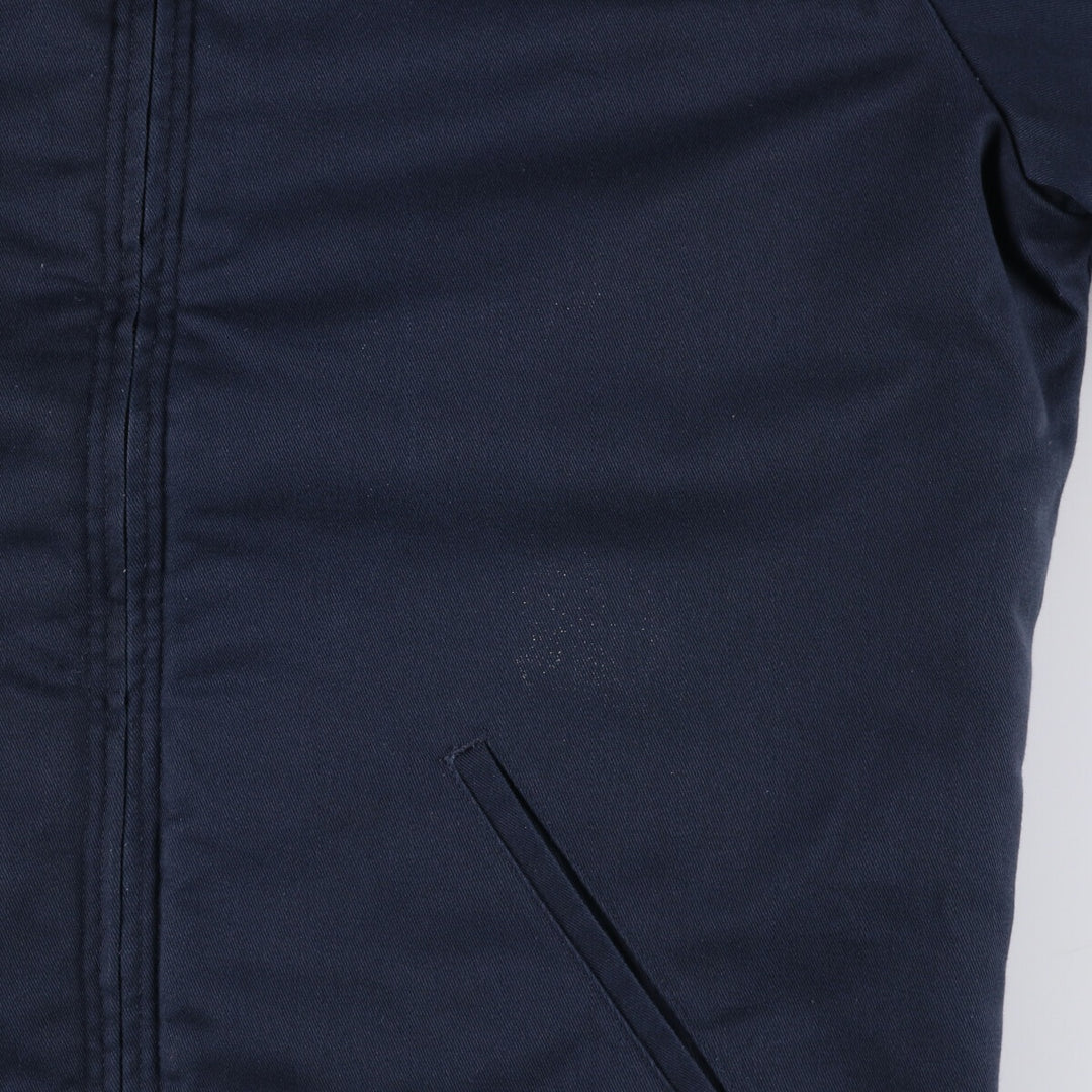 Dickies padded work jacket, men's size L polyester navy blue type Vintage Second Hand