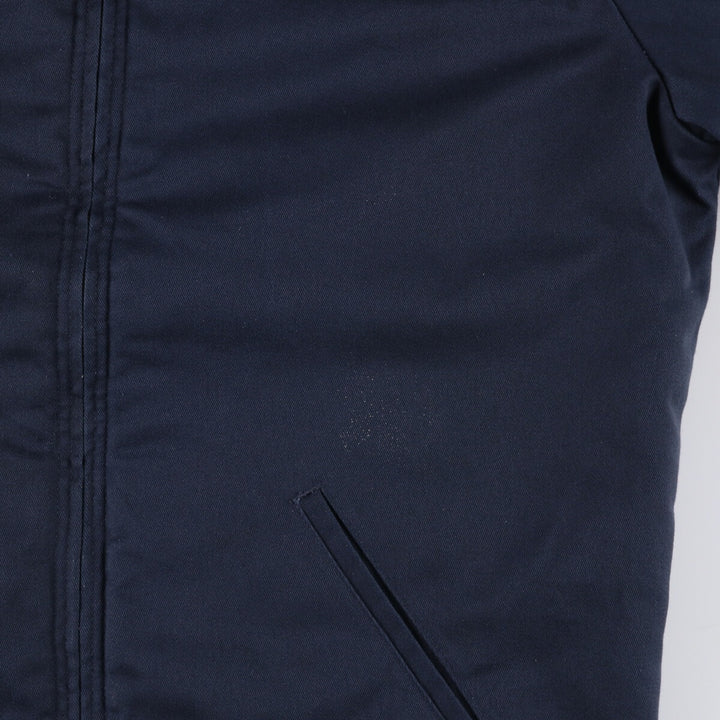 Dickies padded work jacket, men's size L polyester navy blue type Vintage Second Hand