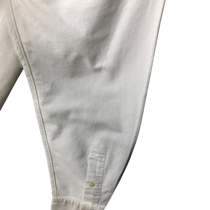 Ralph Lauren long sleeve button down shirt, men's size L cotton white type Vintage Second Hand