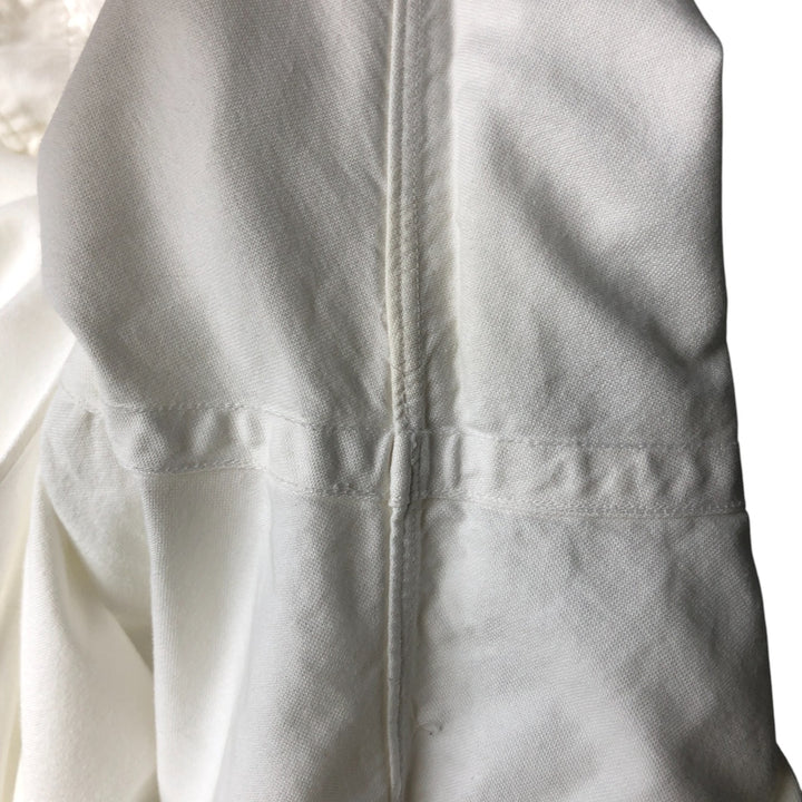 Ralph Lauren long sleeve button down shirt, men's size L cotton white type Vintage Second Hand