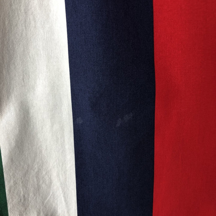 90'S Vintage NAUTICA Multi-Stripe Short Sleeve Button-Down Striped Shirt, Men's Size L cotton navy blue type Vintage Second Hand