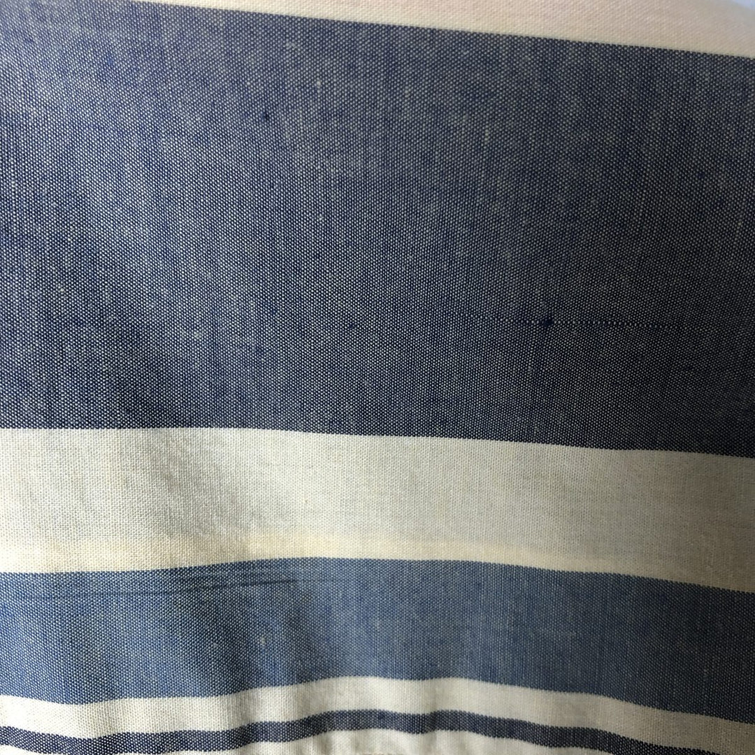 90'S NAUTICA short sleeve button down check shirt, men's size L, vintage cotton yellow type Vintage Second Hand