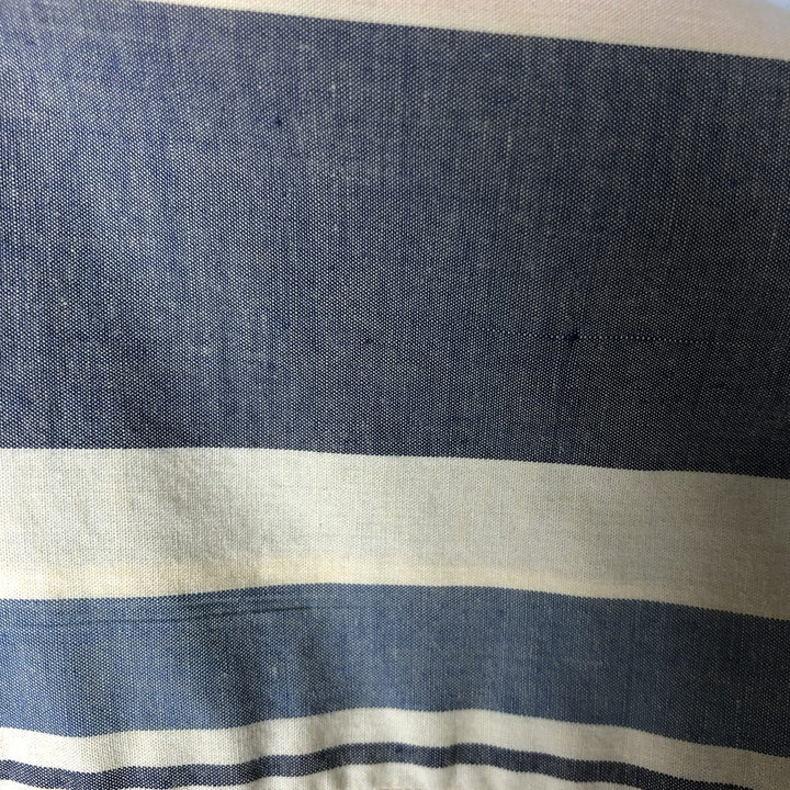 90'S NAUTICA short sleeve button down check shirt, men's size L, vintage cotton yellow type Vintage Second Hand