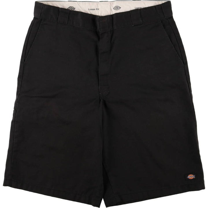 Dickies Loose Fit Work Shorts, Half Pants, Men's, W36 equivalent unclear black type Vintage Second Hand