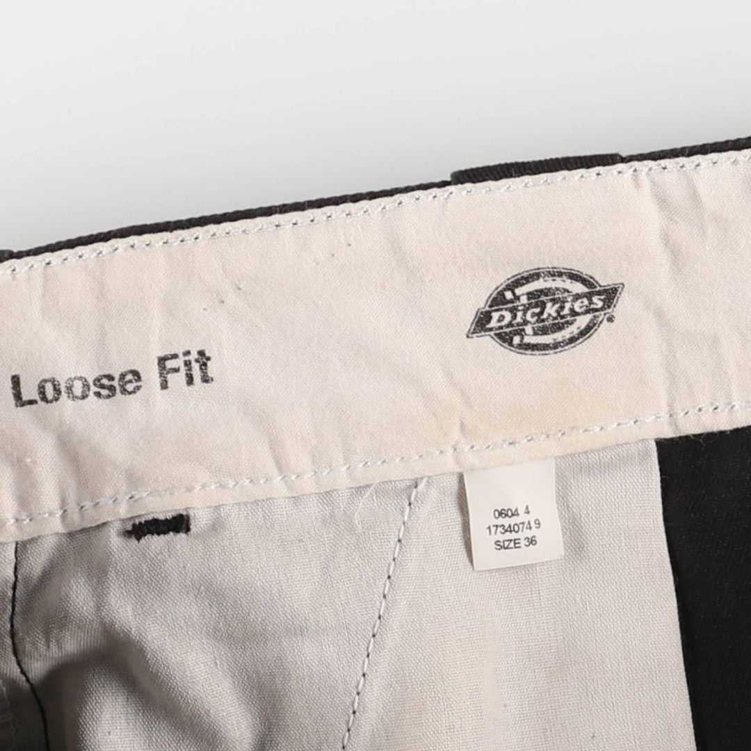 Dickies Loose Fit Work Shorts, Half Pants, Men's, W36 equivalent unclear black type Vintage Second Hand