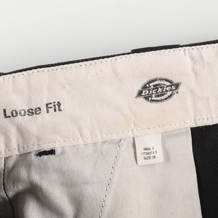 Dickies Loose Fit Work Shorts, Half Pants, Men's, W36 equivalent unclear black type Vintage Second Hand