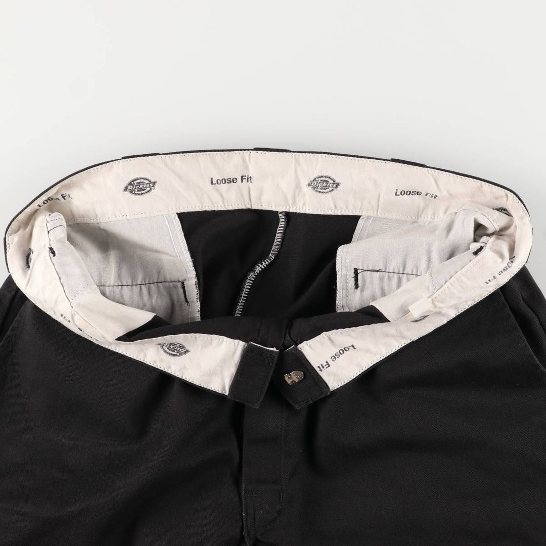 Dickies Loose Fit Work Shorts, Half Pants, Men's, W36 equivalent unclear black type Vintage Second Hand