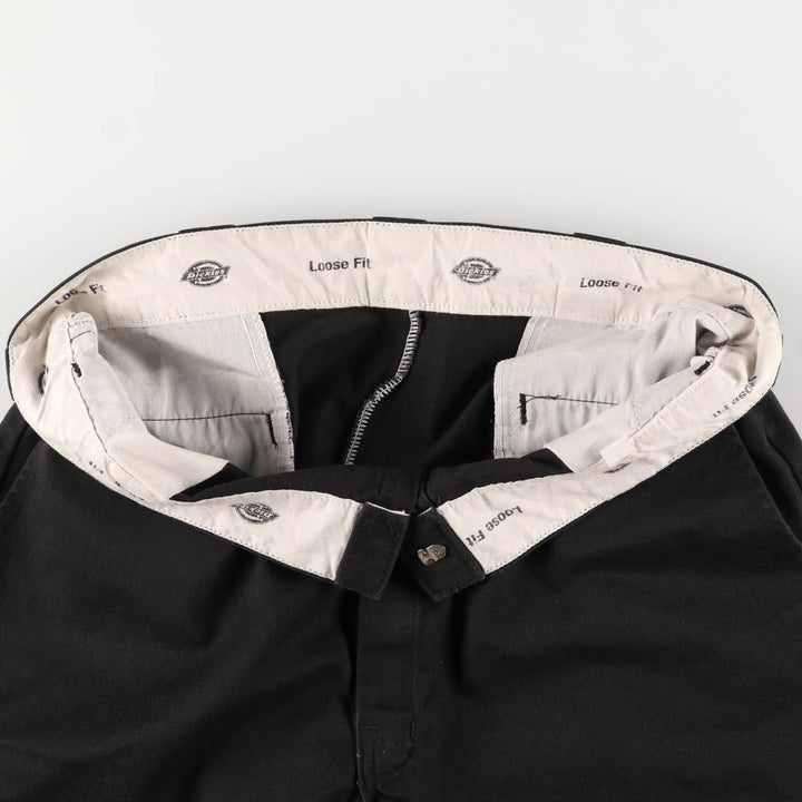 Dickies Loose Fit Work Shorts, Half Pants, Men's, W36 equivalent unclear black type Vintage Second Hand