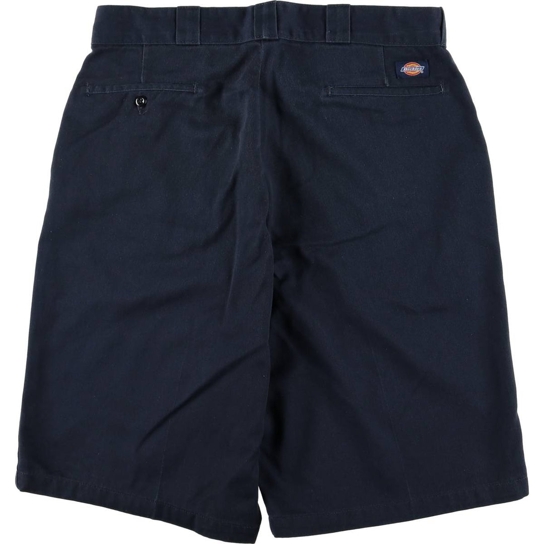Dickies Work Shorts, Half Pants, Men's, W36 equivalent unclear navy blue type Vintage Second Hand