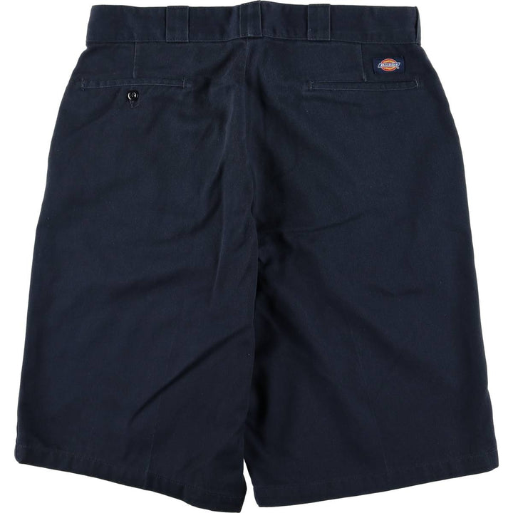 Dickies Work Shorts, Half Pants, Men's, W36 equivalent unclear navy blue type Vintage Second Hand