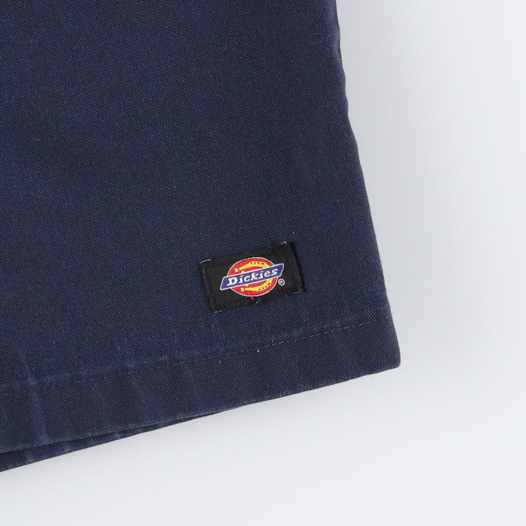 Dickies Loose Fit Work Shorts, Half Pants, Men's, W36 equivalent polyester navy blue type Vintage Second Hand