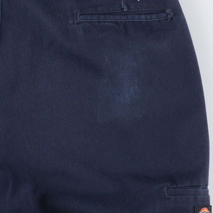 Dickies Loose Fit Work Shorts, Half Pants, Men's, W36 equivalent polyester navy blue type Vintage Second Hand