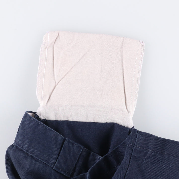 Dickies Loose Fit Work Shorts, Half Pants, Men's, W36 equivalent polyester navy blue type Vintage Second Hand