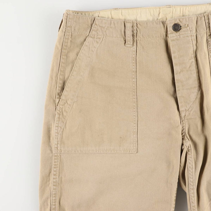Ralph Lauren POLO by Ralph Lauren GI FIT herringbone cotton shorts, men's size W36 cotton Khaki type beige Vintage Second Hand