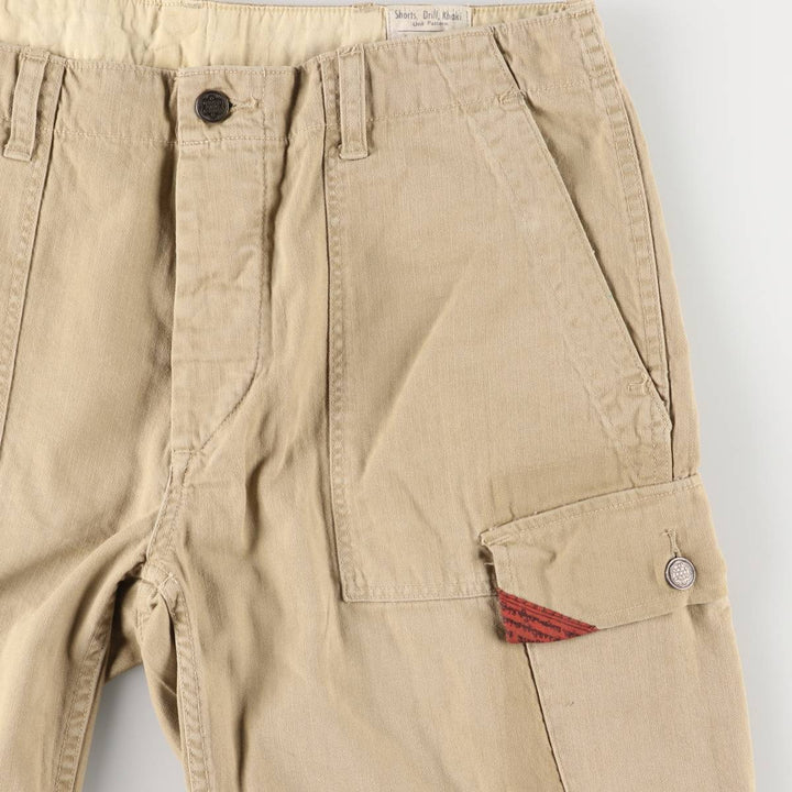Ralph Lauren POLO by Ralph Lauren GI FIT herringbone cotton shorts, men's size W36 cotton Khaki type beige Vintage Second Hand