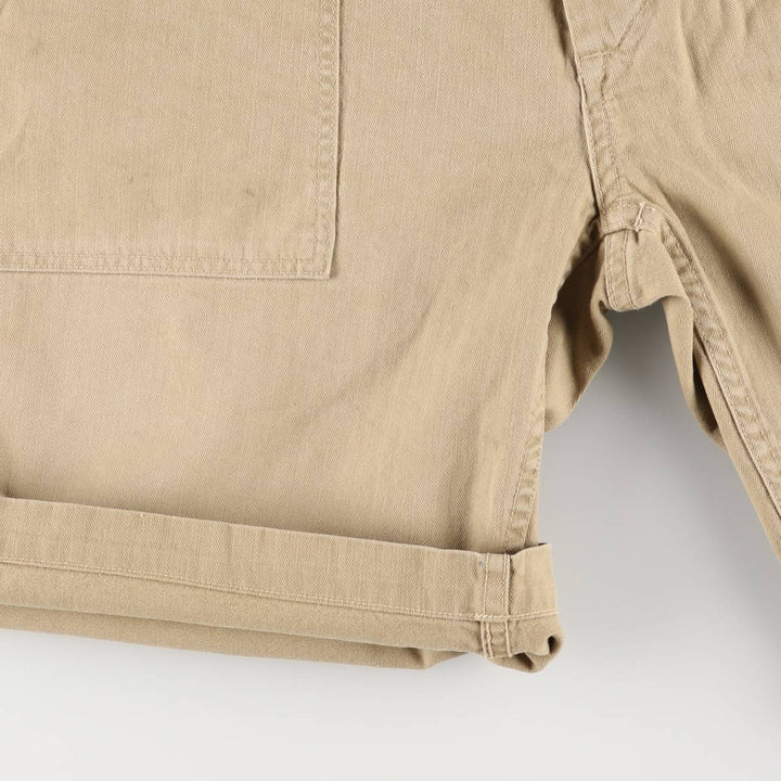 Ralph Lauren POLO by Ralph Lauren GI FIT herringbone cotton shorts, men's size W36 cotton Khaki type beige Vintage Second Hand
