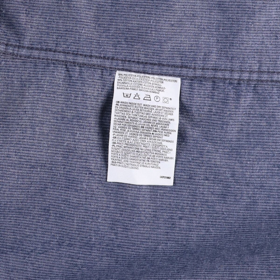 2000'S Levi's Engineered Corduroy Jacket (70100-1966) Euro Model, Men's Size XL polyester navy blue type Vintage Second Hand