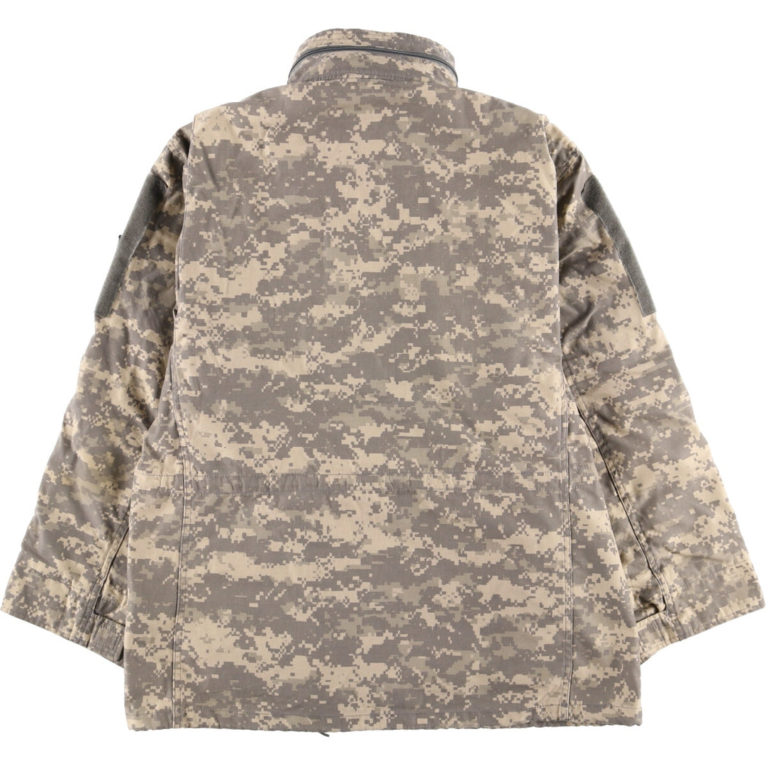 Civilian Rothco M-65 Type Camouflage Pattern ACU Digital Camo Military Field Jacket, Men's Size Small cotton Beige type Vintage Second Hand