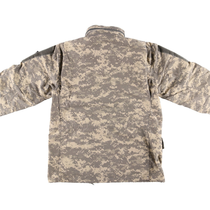 Civilian Rothco M-65 Type Camouflage Pattern ACU Digital Camo Military Field Jacket, Men's Size Small cotton Beige type Vintage Second Hand