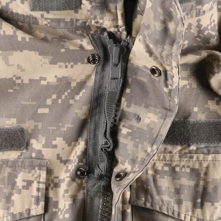 Civilian Rothco M-65 Type Camouflage Pattern ACU Digital Camo Military Field Jacket, Men's Size Small cotton Beige type Vintage Second Hand