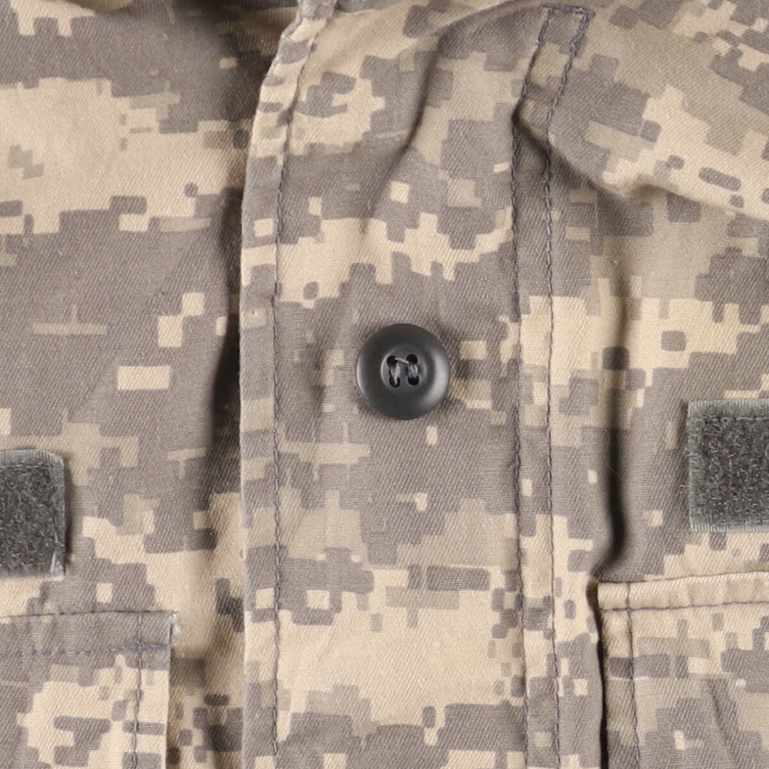 Civilian Rothco M-65 Type Camouflage Pattern ACU Digital Camo Military Field Jacket, Men's Size Small cotton Beige type Vintage Second Hand