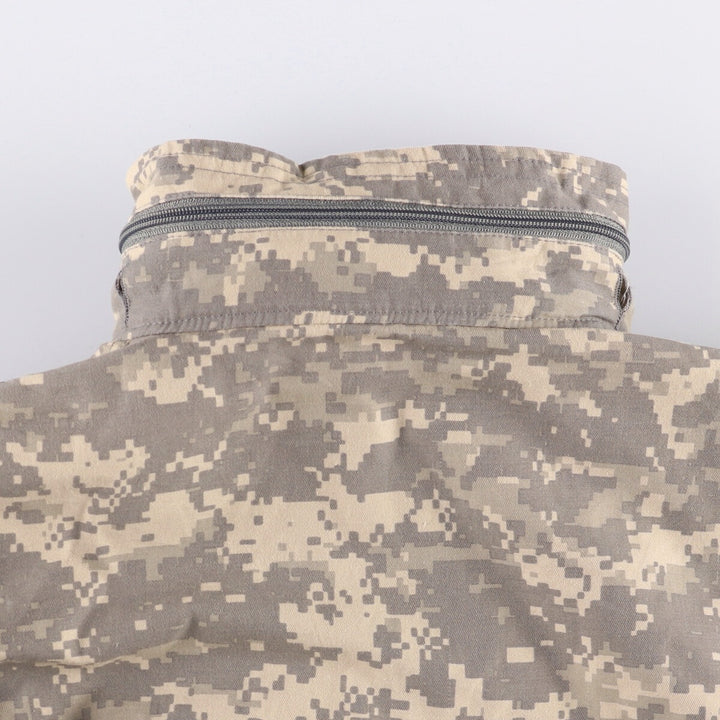 Civilian Rothco M-65 Type Camouflage Pattern ACU Digital Camo Military Field Jacket, Men's Size Small cotton Beige type Vintage Second Hand