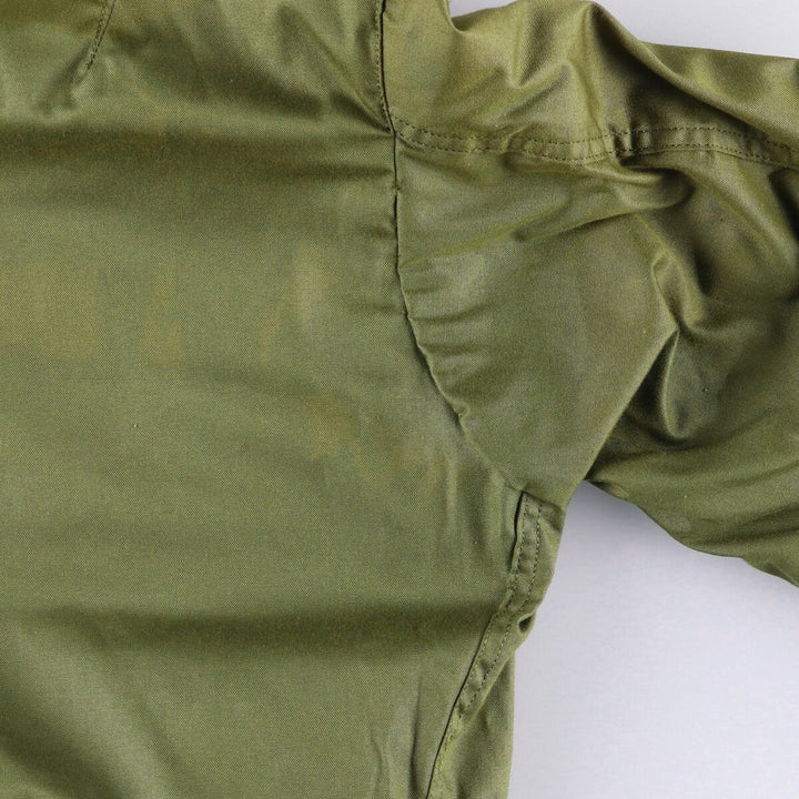 1970'S US Military Helicopter Crew Jacket, Military Flight Jacket, Made in USA, Small Regular, Men's Size Small, Vintage Nylon Khaki type Vintage Second Hand