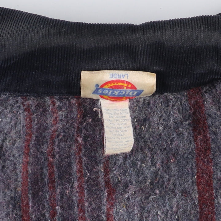 Vintage 90'S Dickies denim coveralls, size L, men's cotton Navy blue Vintage Second Hand