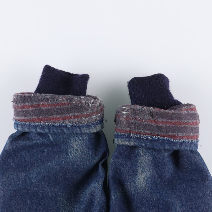 Vintage 90'S Dickies denim coveralls, size L, men's cotton Navy blue Vintage Second Hand