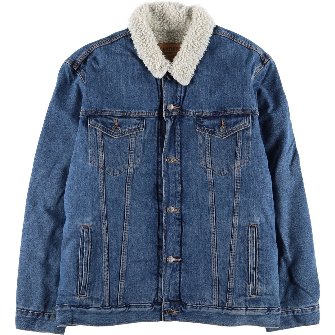 Levi's Padded Denim Jacket, Men's Size XL cotton blue type Vintage Second Hand