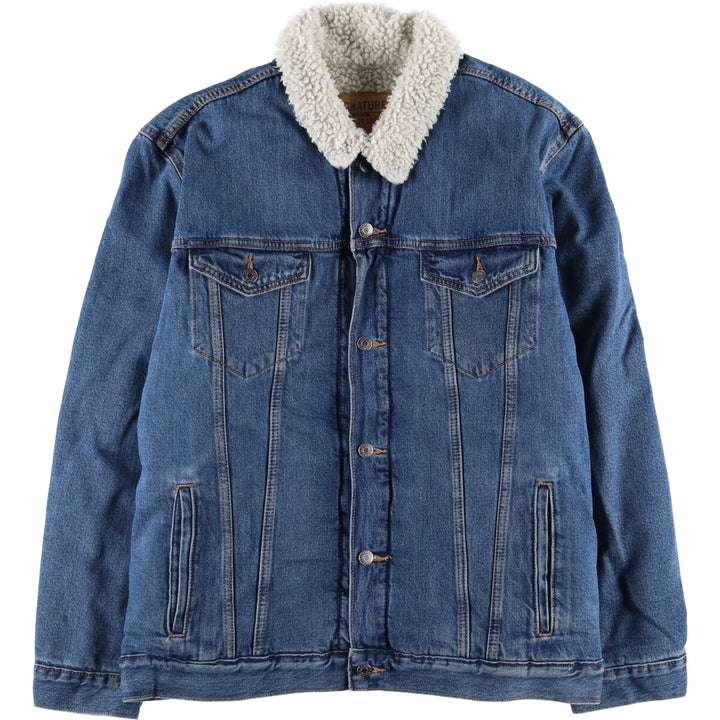 Levi's Padded Denim Jacket, Men's Size XL cotton blue type Vintage Second Hand