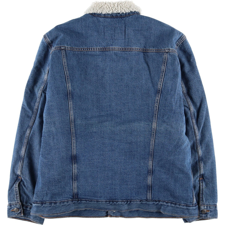 Levi's Padded Denim Jacket, Men's Size XL cotton blue type Vintage Second Hand