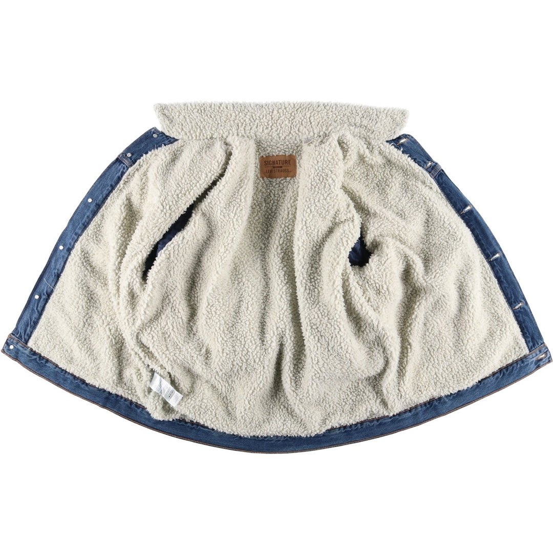 Levi's Padded Denim Jacket, Men's Size XL cotton blue type Vintage Second Hand