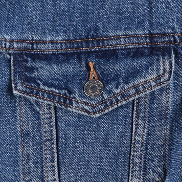 Levi's Padded Denim Jacket, Men's Size XL cotton blue type Vintage Second Hand