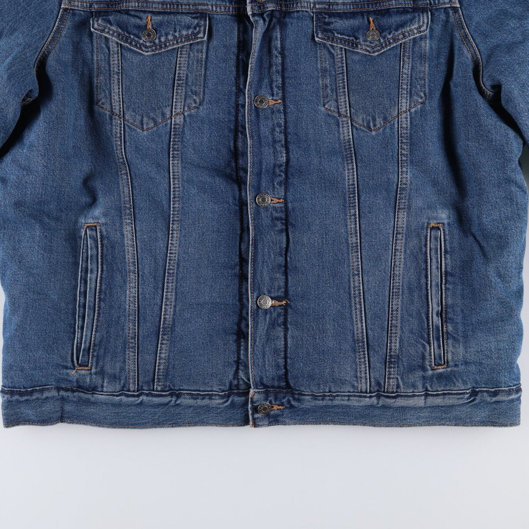 Levi's Padded Denim Jacket, Men's Size XL cotton blue type Vintage Second Hand