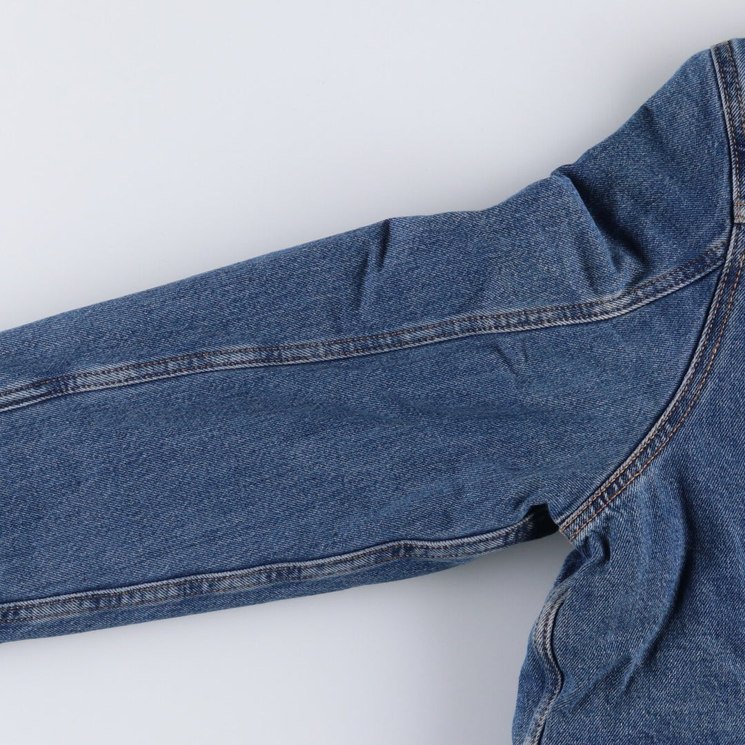 Levi's Padded Denim Jacket, Men's Size XL cotton blue type Vintage Second Hand