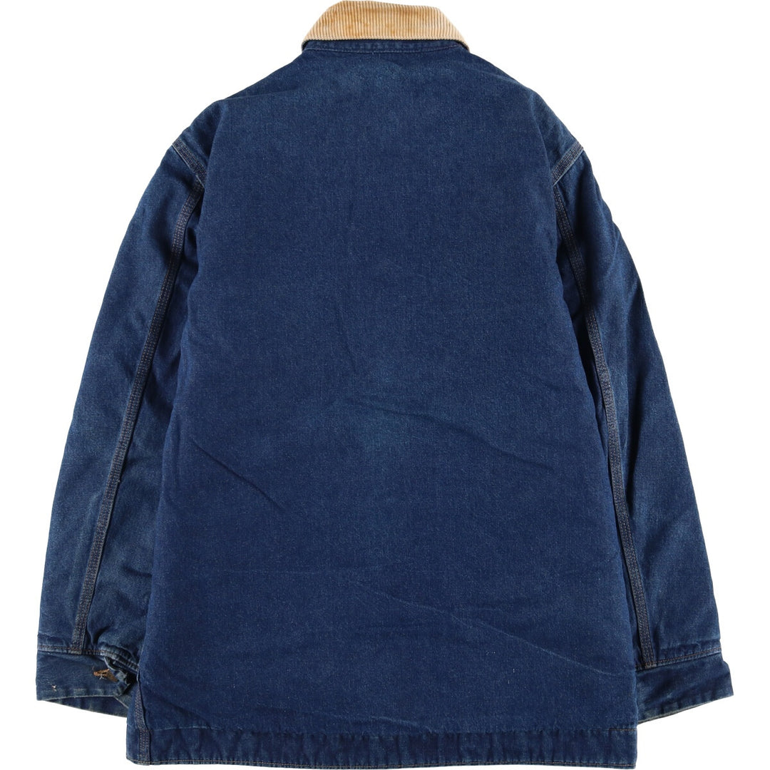 Vintage 80s-90'S ROEBUCKS denim coverall, made in the USA, size L, men's cotton blue type Vintage Second Hand