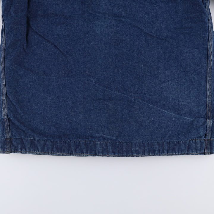Vintage 80s-90'S ROEBUCKS denim coverall, made in the USA, size L, men's cotton blue type Vintage Second Hand