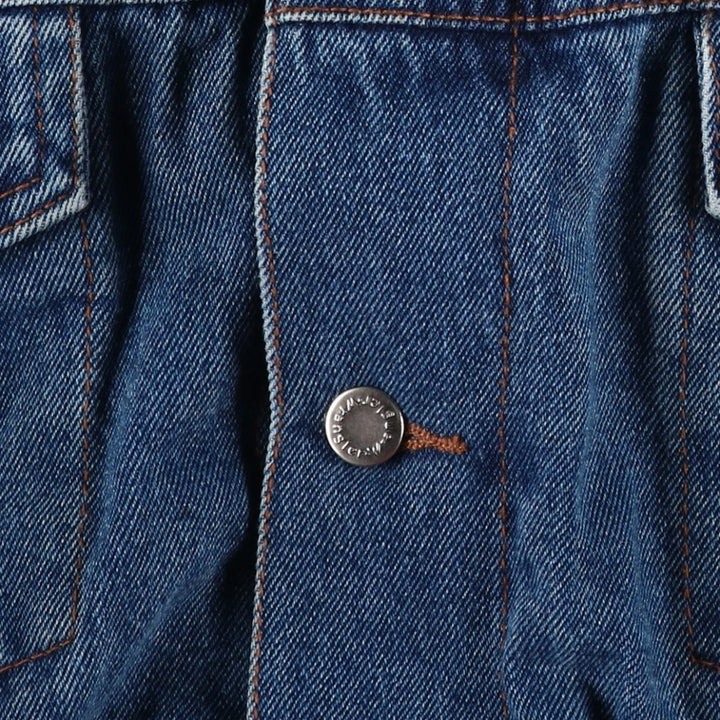 Wrangler HERO Padded Denim Jacket, Men's Size L cotton blue type Vintage Second Hand