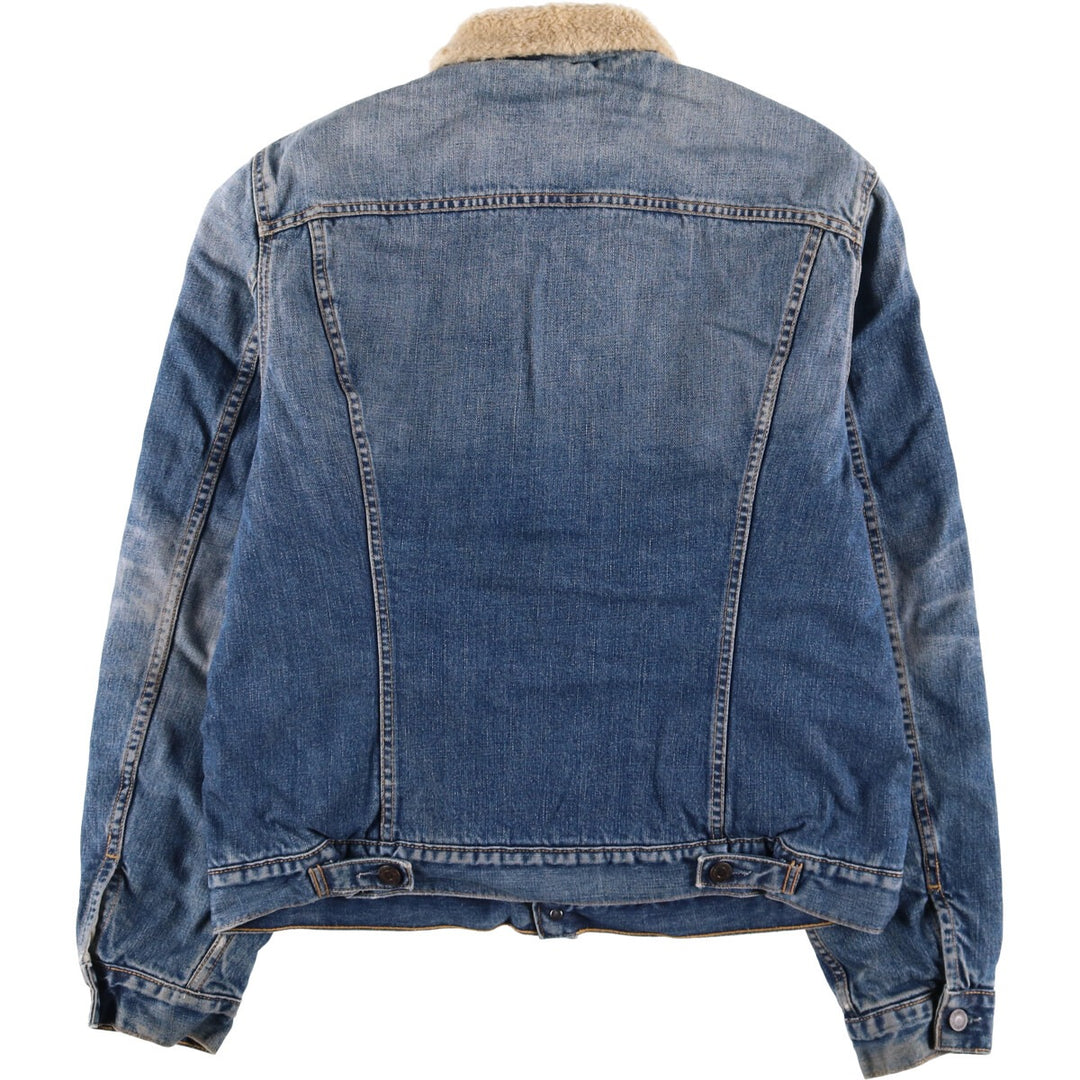 Levi's Euro Model Denim Boa Jacket, Men's XL cotton blue type Vintage Second Hand