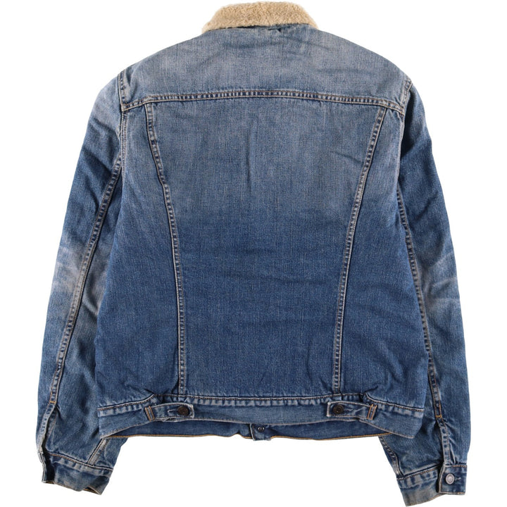 Levi's Euro Model Denim Boa Jacket, Men's XL cotton blue type Vintage Second Hand