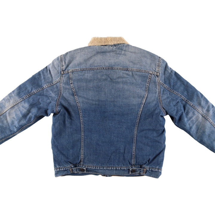 Levi's Euro Model Denim Boa Jacket, Men's XL cotton blue type Vintage Second Hand