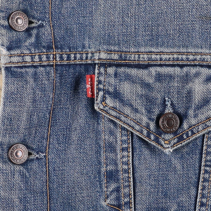 Levi's Euro Model Denim Boa Jacket, Men's XL cotton blue type Vintage Second Hand