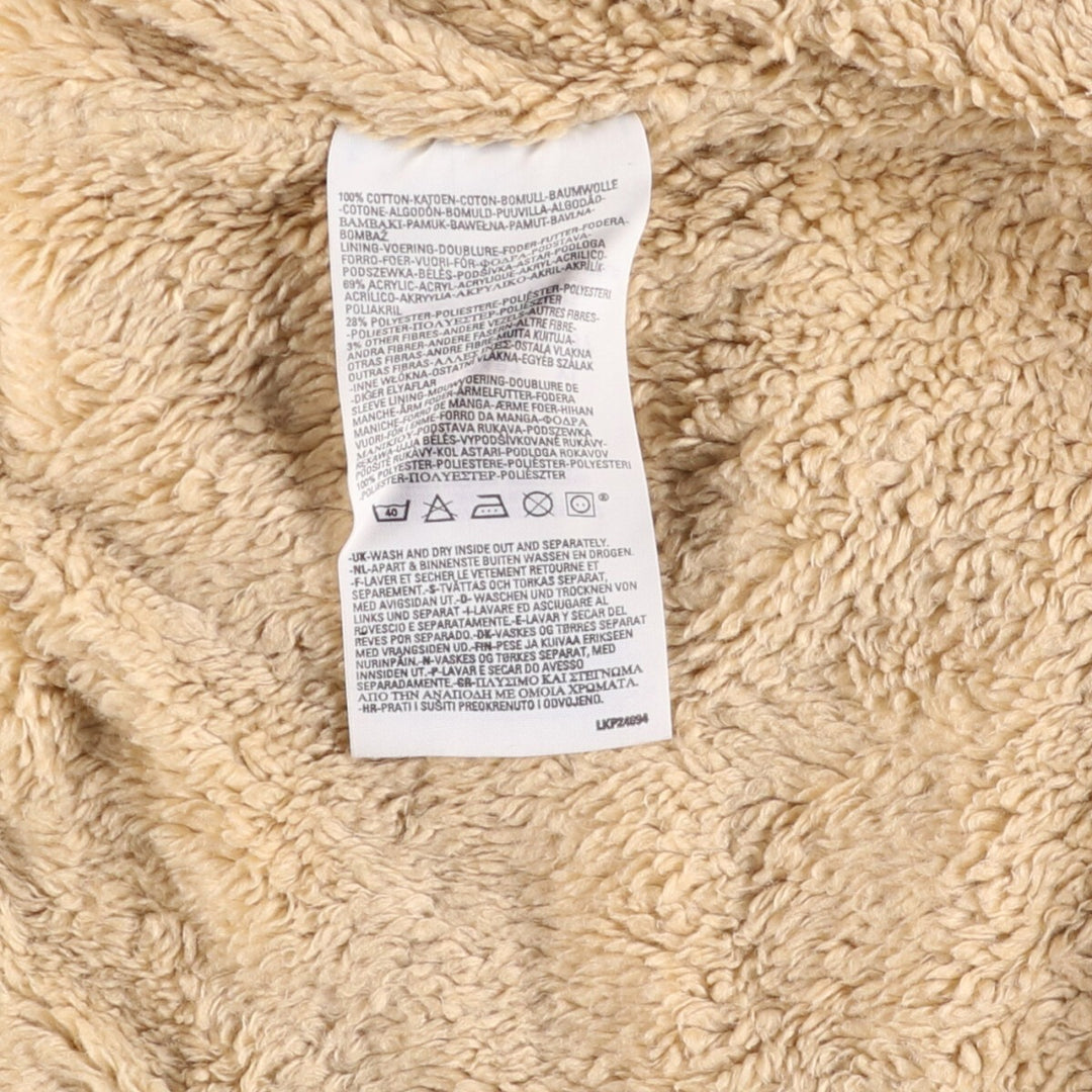 Levi's Euro Model Denim Boa Jacket, Men's XL cotton blue type Vintage Second Hand