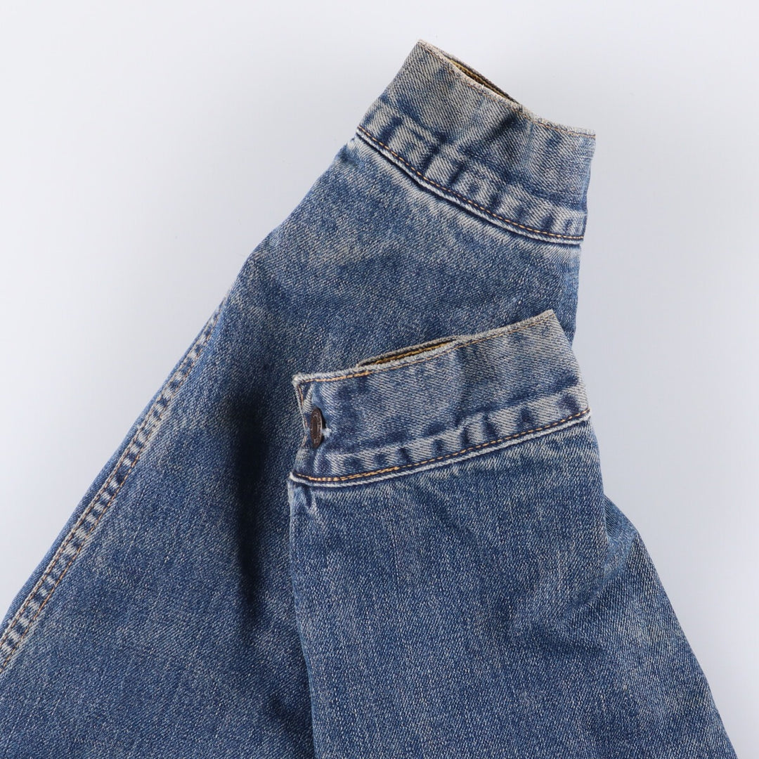 Levi's Euro Model Denim Boa Jacket, Men's XL cotton blue type Vintage Second Hand