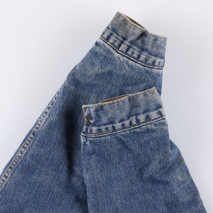 Levi's Euro Model Denim Boa Jacket, Men's XL cotton blue type Vintage Second Hand