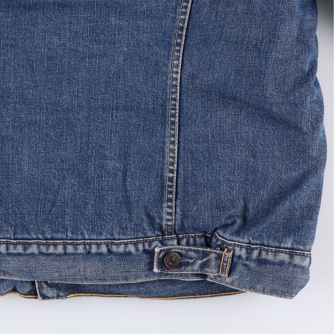 Levi's Euro Model Denim Boa Jacket, Men's XL cotton blue type Vintage Second Hand