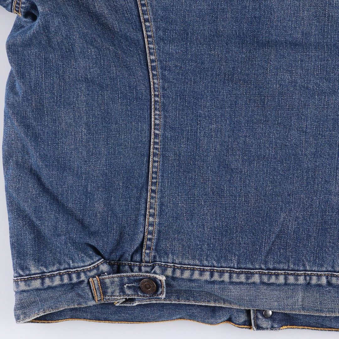 Levi's Euro Model Denim Boa Jacket, Men's XL cotton blue type Vintage Second Hand
