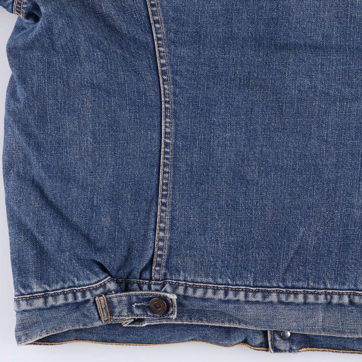 Levi's Euro Model Denim Boa Jacket, Men's XL cotton blue type Vintage Second Hand