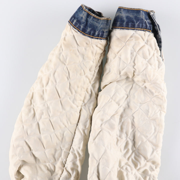 Levi's Euro Model Denim Boa Jacket, Men's XL cotton blue type Vintage Second Hand